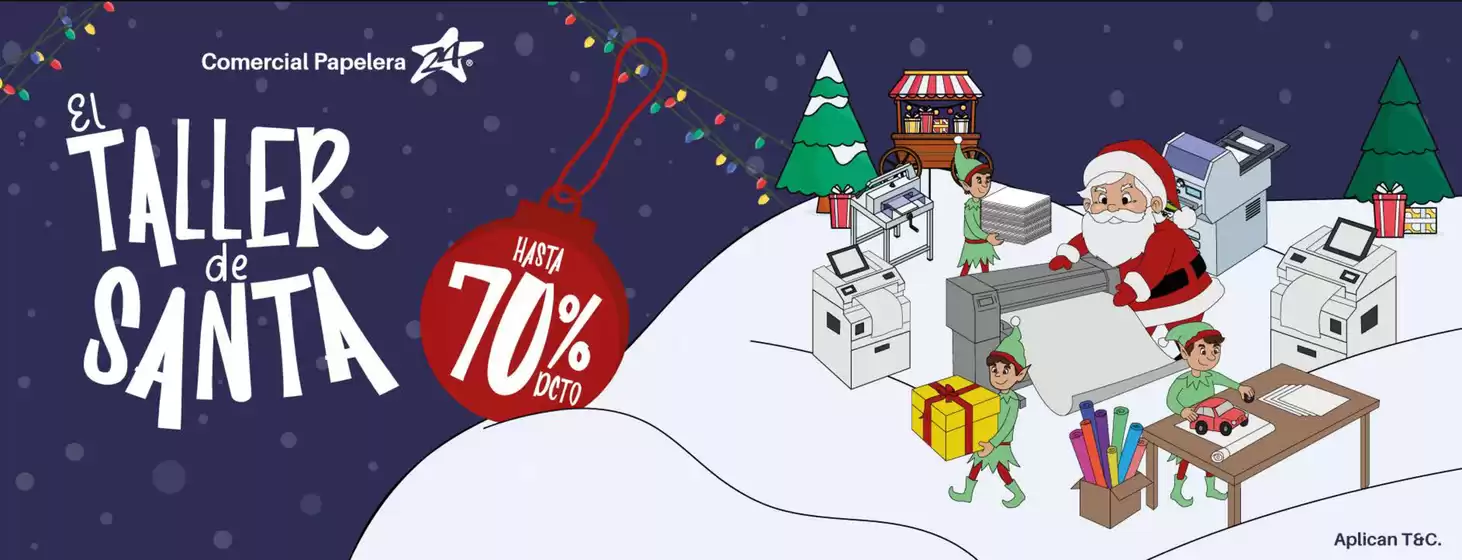 Catálogo Comercial Papelera | El taller de Santa Hasta 70% dto | 2025-12-04T00:00:00.000Z - 2025-12-31T00:00:00.000Z
