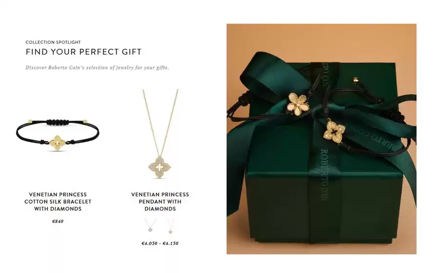 Catálogo Roberto Coin en Garzón | Encuentra tu regalo perfecto | 2025-12-05T00:00:00.000Z - 2025-12-31T00:00:00.000Z
