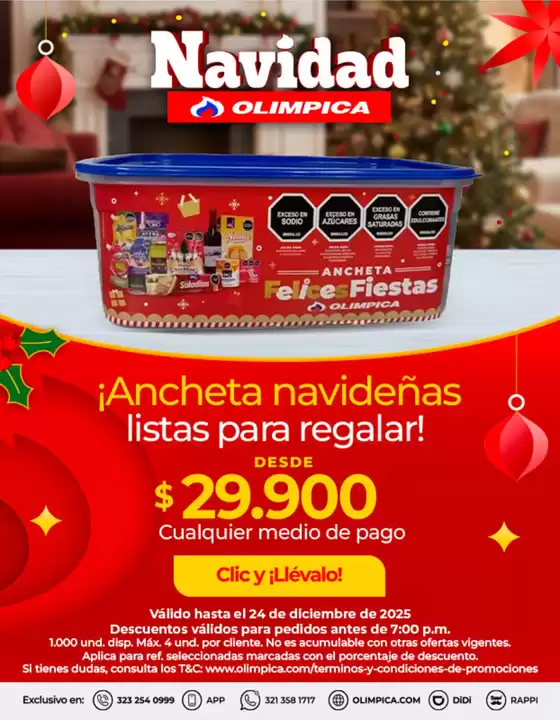 Catálogo Olímpica en Zarzal | Gangas exclusivas | 2025-12-05T00:00:00.000Z - 2025-12-24T00:00:00.000Z