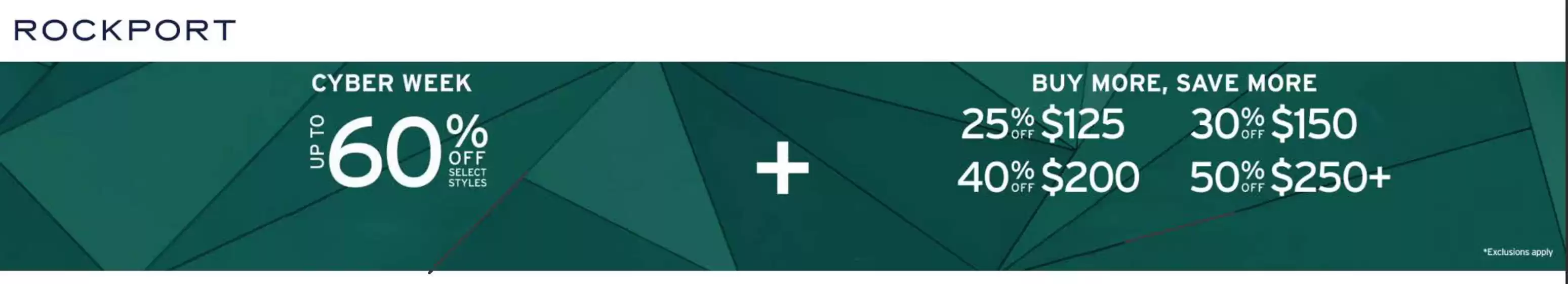 Catálogo Rockport en Turbaco | Cyber Week Up 60 % OFF+ Buy more, save more | 2025-12-05T00:00:00.000Z - 2025-12-12T00:00:00.000Z
