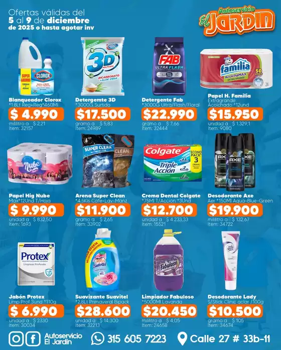 Catálogo Autoservicio El Jardín en La Unión Valle del Cauca | Ofertas Autoservicio El Jardí­n | 2025-12-05T00:00:00.000Z - 2025-12-09T00:00:00.000Z