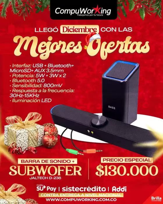 Catálogo Compuworking en Zarzal | Ofertas exclusivas para nuestros clientes | 2025-12-01T00:00:00.000Z - 2025-12-31T00:00:00.000Z