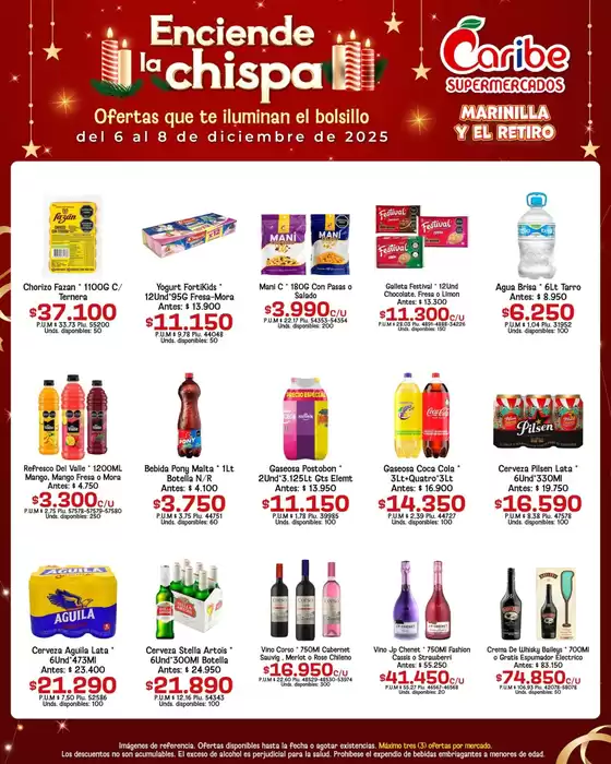 Catálogo Caribe Supermercados en El Peñol | Ofertas principales para ahorradores | 2025-12-06T00:00:00.000Z - 2025-12-08T00:00:00.000Z
