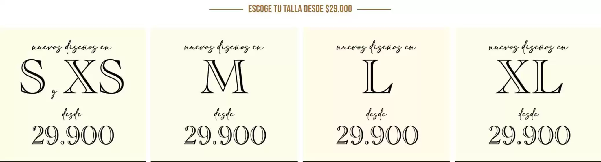 Catálogo Garotas en Cartagena | Escoge tu talla desde $29.000 | 2025-12-05T00:00:00.000Z - 2025-12-14T00:00:00.000Z