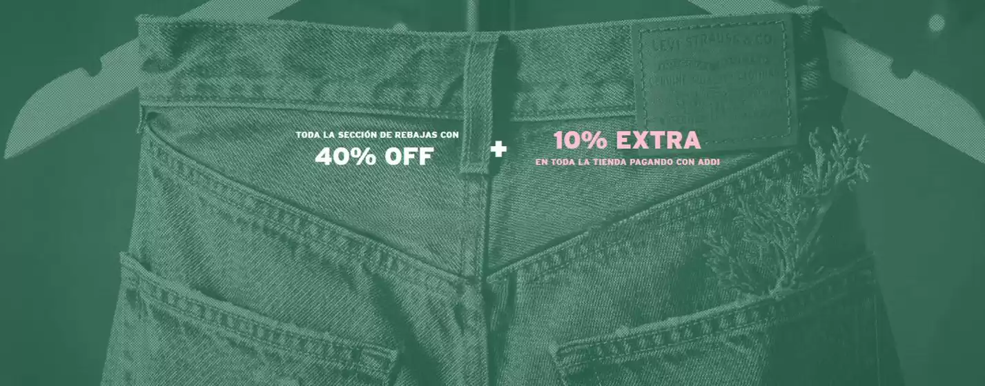 Catálogo Levi's en San José de la Montaña | Todos la seccion de Rebajas 40% OFF | 2025-12-05T00:00:00.000Z - 2025-12-19T00:00:00.000Z