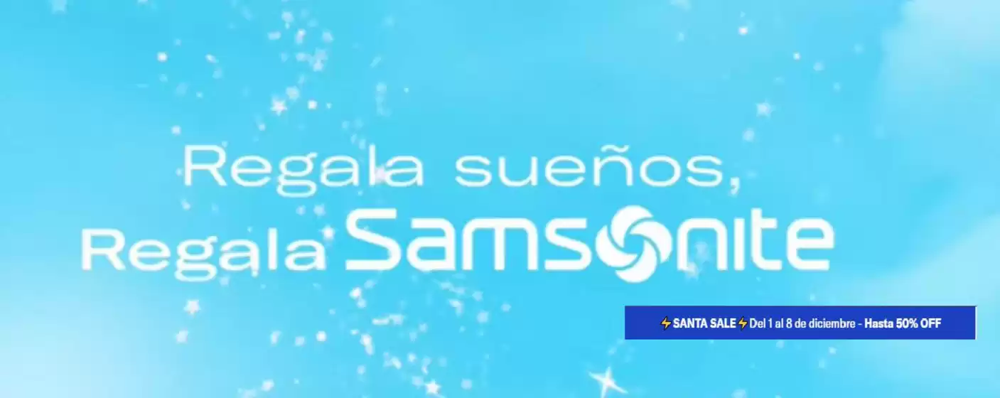 Catálogo Samsonite en Ubaté | Santa Sale 50% OFF | 2025-12-05T00:00:00.000Z - 2025-12-08T00:00:00.000Z