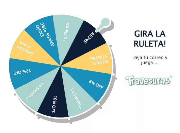 Catálogo Travesuras en Ubaté | Gira la ruleta Travesuras | 2025-12-05T00:00:00.000Z - 2025-12-31T00:00:00.000Z