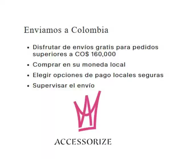 Catálogo Accessorize en La Sierra | Envio Gratis un superiores a $160.000 | 2025-12-05T00:00:00.000Z - 2025-12-31T00:00:00.000Z