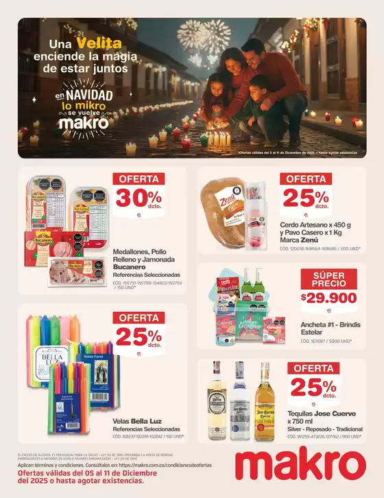 Catálogo Makro en Curumaní | Ofertas Temporada IV | 2025-12-05T00:00:00.000Z - 2025-12-11T00:00:00.000Z