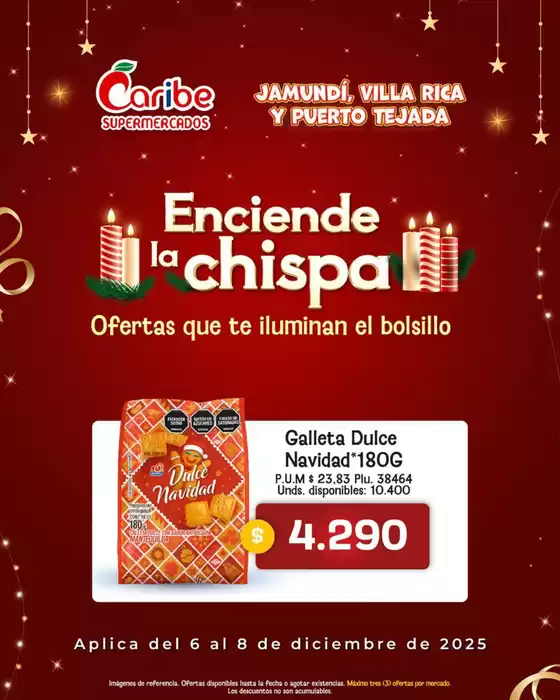 Catálogo Caribe Supermercados en Curumaní | Ofertas Caribe Supermercados | 2025-12-06T00:00:00.000Z - 2025-12-08T00:00:00.000Z