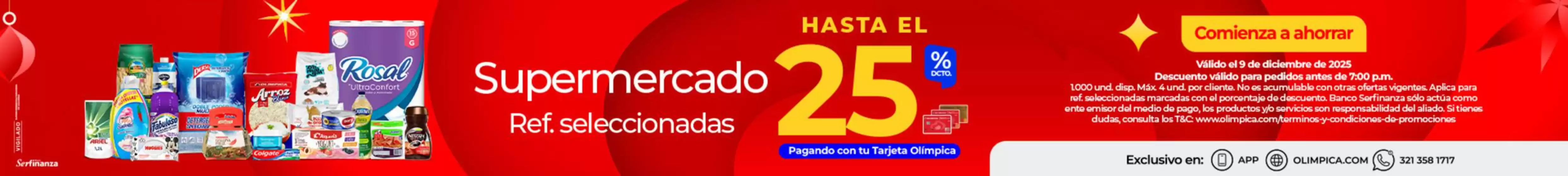 Catálogo Olímpica en Villamaría | Ofertas principales y descuentos | 2025-12-09T00:00:00.000Z - 2025-12-09T00:00:00.000Z