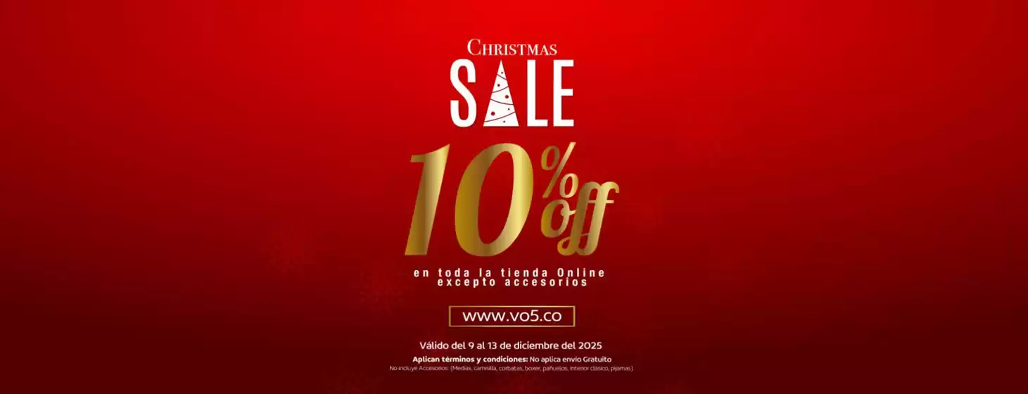 Catálogo VO5 en Dosquebradas | Christmas Sale 10% OFF | 2025-12-10T00:00:00.000Z - 2025-12-13T00:00:00.000Z