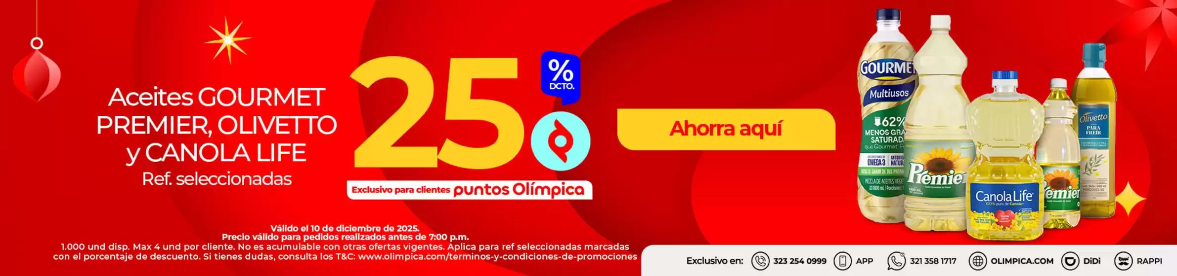 Catálogo Olímpica en Bello | Ofertas especiales atractivas para todos | 2025-12-10T00:00:00.000Z - 2025-12-10T00:00:00.000Z
