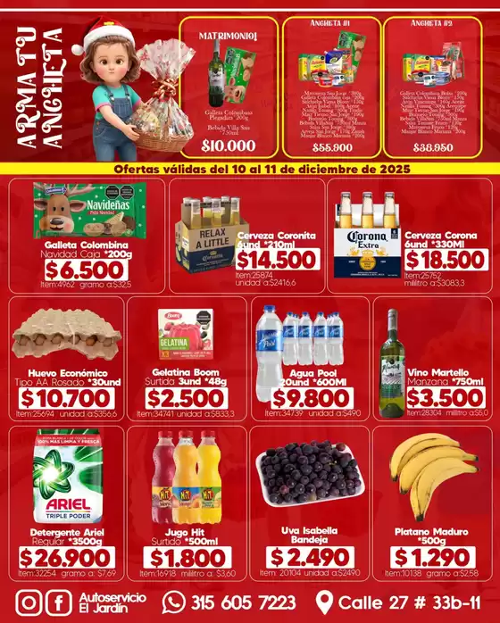 Catálogo Autoservicio El Jardín en Palmira | Ofertas Autoservicio El Jardí­n | 2025-12-10T00:00:00.000Z - 2025-12-11T00:00:00.000Z