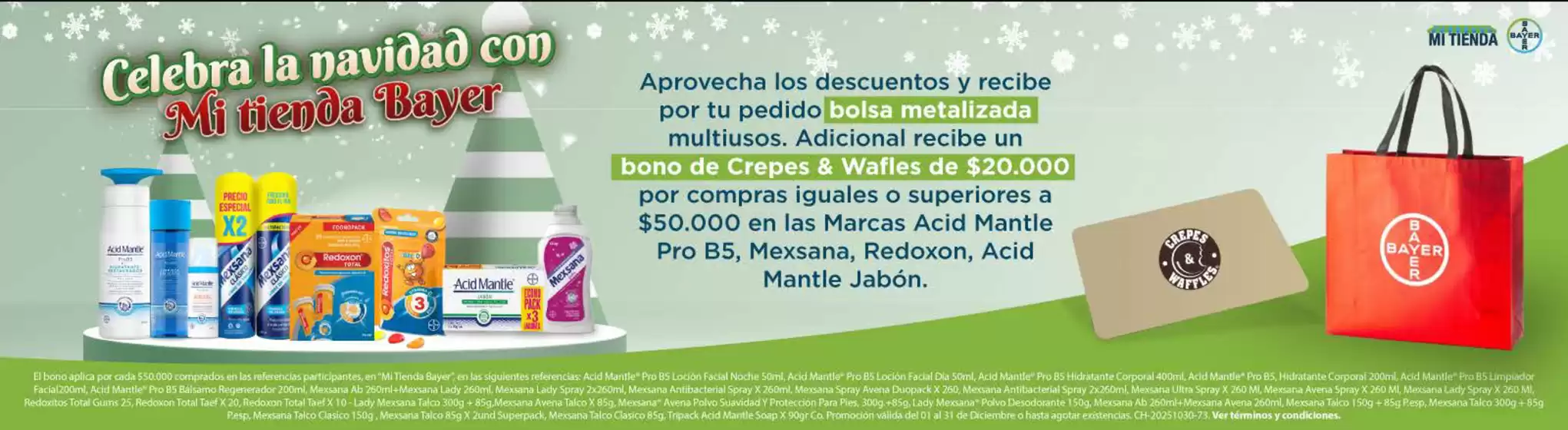 Catálogo Bayer en Tuluá | Celebra la Navidad con Mi tienda Bayer | 2025-12-10T00:00:00.000Z - 2025-12-31T00:00:00.000Z