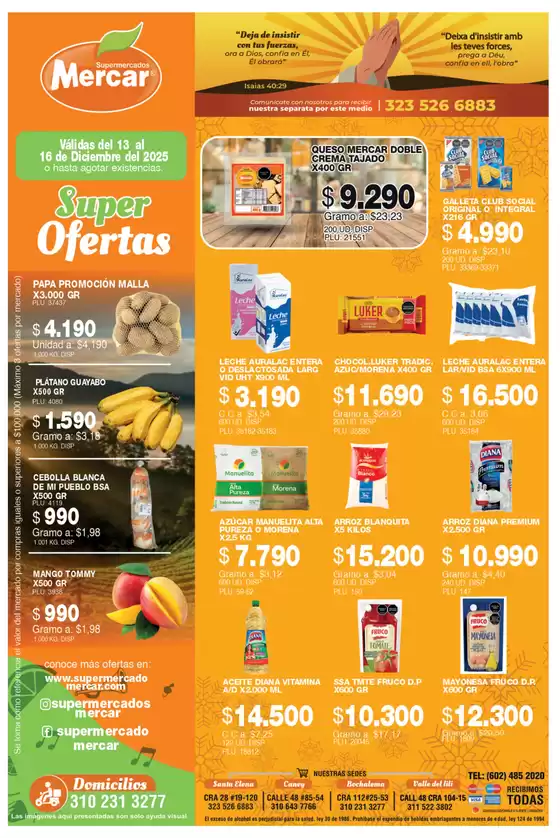 Catálogo Mercar en Curillo | Catálogo Mercar | 2025-12-13T00:00:00.000Z - 2025-12-16T00:00:00.000Z