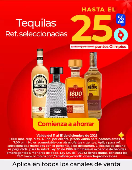 Catálogo Olímpica en Pivijay | Grandes descuentos en productos seleccionados | 2025-12-11T00:00:00.000Z - 2025-12-15T00:00:00.000Z