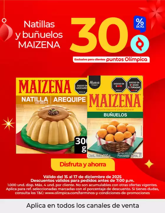 Catálogo Olímpica en Pivijay | Ofertas principales para todos los clientes | 2025-12-15T00:00:00.000Z - 2025-12-17T00:00:00.000Z