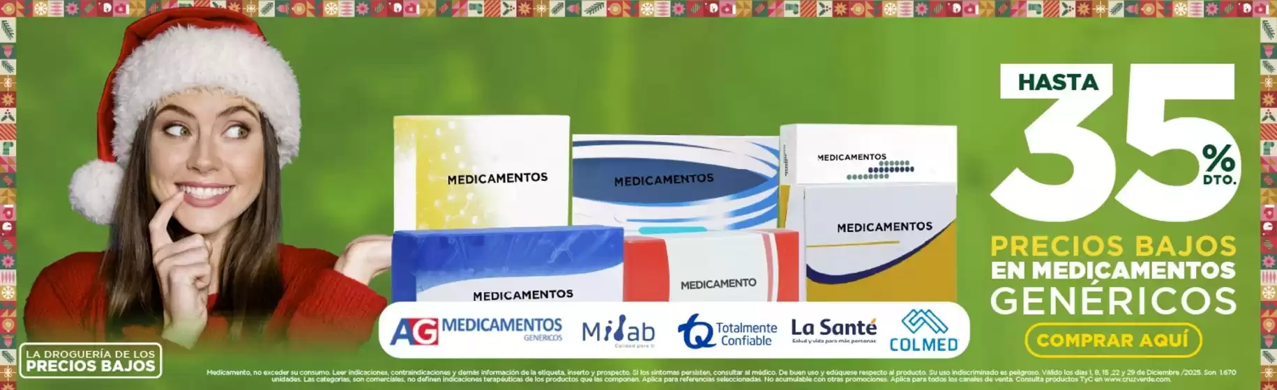 Catálogo Cruz verde en Barrancabermeja | Ofertas para cazadores de gangas | 2025-12-01T00:00:00.000Z - 2025-12-29T00:00:00.000Z