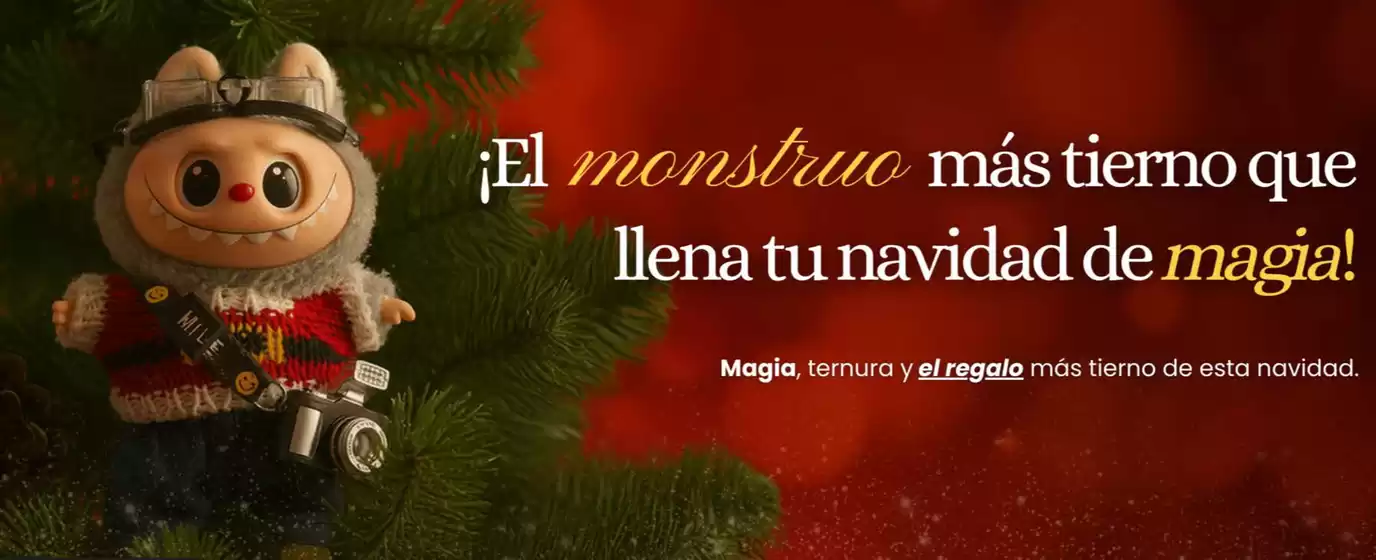 Catálogo FXA Shop en Floridablanca | El monstruo mas tierno que llena tu Navidad de Magia | 2025-12-15T00:00:00.000Z - 2025-12-25T00:00:00.000Z
