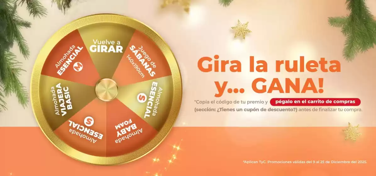 Catálogo Colchones Romance Relax en Herrán | Gira la ruleta y gana | 2025-12-15T00:00:00.000Z - 2025-12-25T00:00:00.000Z