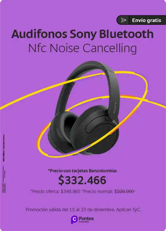 Catálogo Bancolombia en Paz de Ariporo | Descubre ofertas atractivas | 2025-12-15T00:00:00.000Z - 2025-12-23T00:00:00.000Z