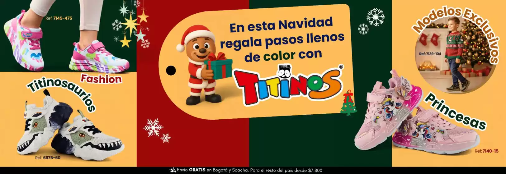 Catálogo Titinos en Sincelejo | En esta Navidad regala pasos llenos de color con Titinos | 2025-12-16T00:00:00.000Z - 2025-12-24T00:00:00.000Z