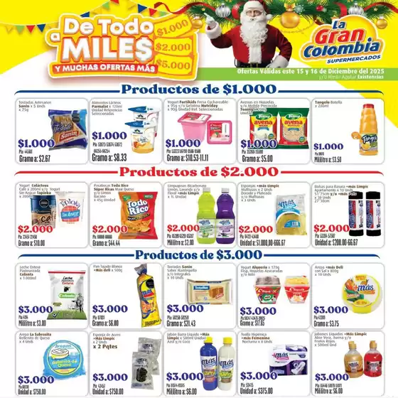 Catálogo La Gran Colombia en Santo Tomás | Ofertas y gangas exclusivas | 2025-12-15T00:00:00.000Z - 2025-12-16T00:00:00.000Z