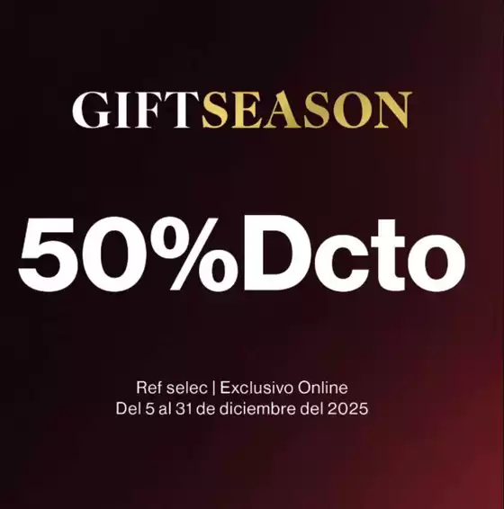 Catálogo Esprit en Cartagena | GiftSeason 50% DTO | 2025-12-17T00:00:00.000Z - 2025-12-31T00:00:00.000Z