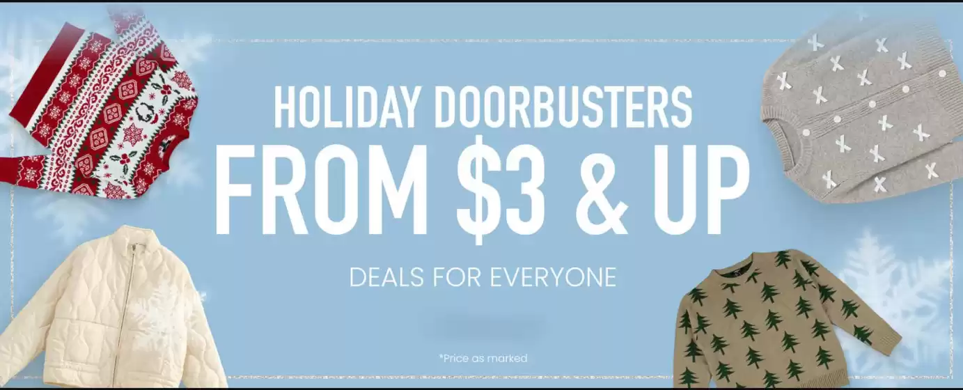 Catálogo Forever 21 en Manizales | Holiday Doorbusters From $3 & UP Deals for Evreyone | 2025-12-18T00:00:00.000Z - 2025-12-31T00:00:00.000Z
