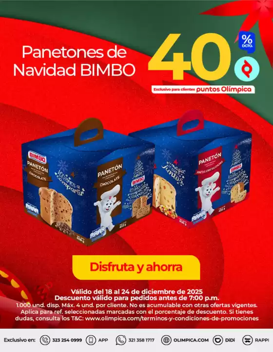 Catálogo Olímpica en Buenaventura | Gangas exclusivas | 2025-12-18T00:00:00.000Z - 2025-12-24T00:00:00.000Z