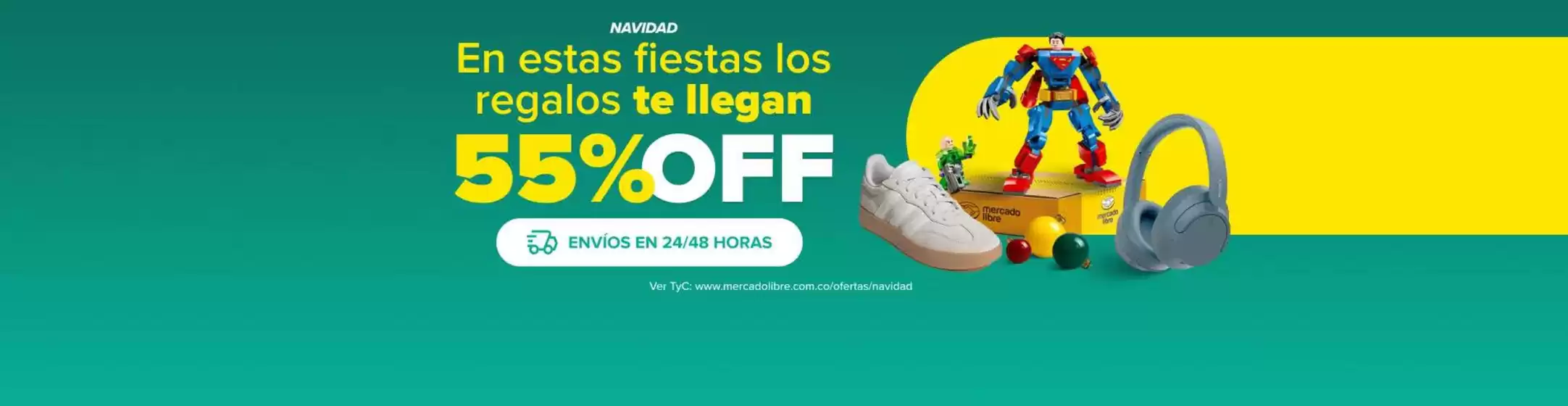 Catálogo Mercado Libre en Santa Marta | En esta fiesta los regalos te llegan Hasta 55% OFF | 2025-12-18T00:00:00.000Z - 2025-12-25T00:00:00.000Z