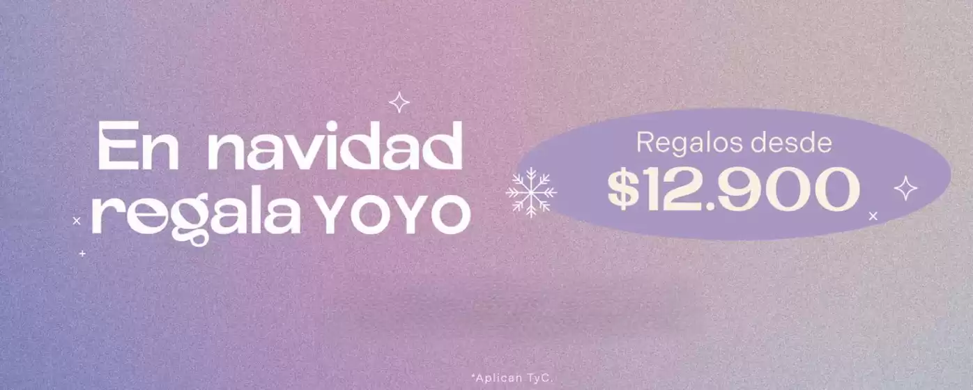 Catálogo Yoyo Jeans en Cartagena | En Navidad regala Yoyo $12.900 | 2025-12-18T00:00:00.000Z - 2025-12-25T00:00:00.000Z