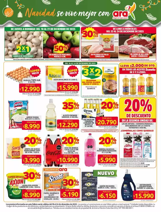 Catálogo Ara en Ovejas | Ofertas especiales para ti | 2025-12-18T00:00:00.000Z - 2025-12-24T00:00:00.000Z