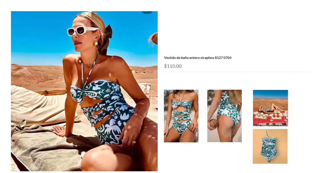 Catálogo Piel Canela en Charta | Vestido de baño entero strapless $110.00 | 2025-12-29T00:00:00.000Z - 2026-04-30T00:00:00.000Z