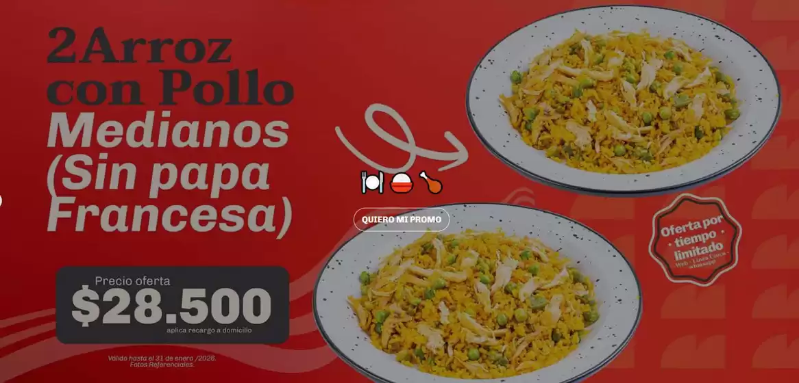 Catálogo La Brasa Roja en Bogotá | Ofertas | 2026-01-14T00:00:00.000Z - 2026-01-31T00:00:00.000Z