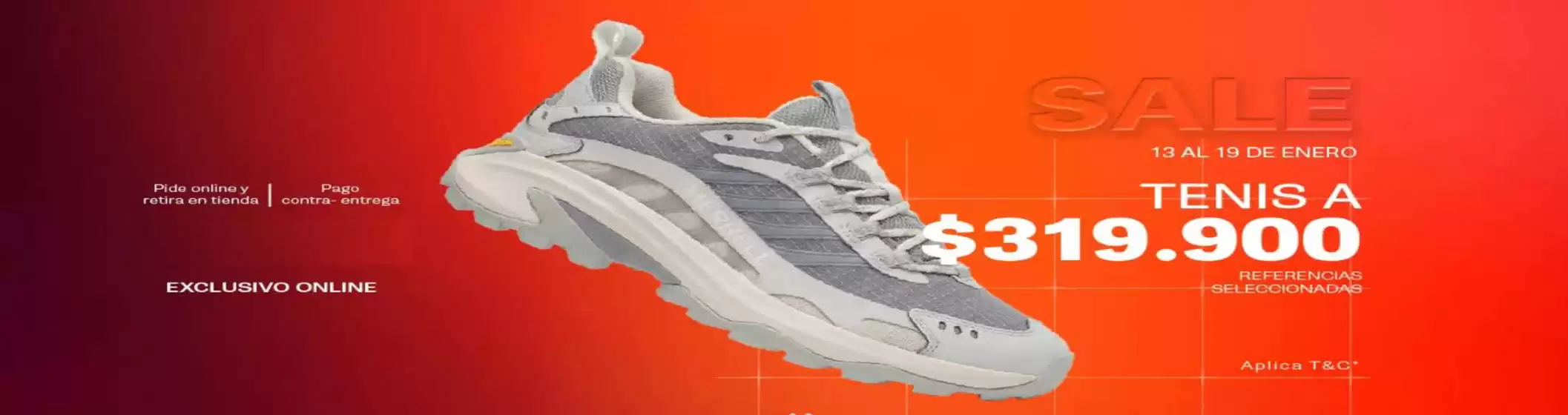 Catálogo Merrell en Cali | Sale del Mes | 2026-01-14T00:00:00.000Z - 2026-01-31T00:00:00.000Z