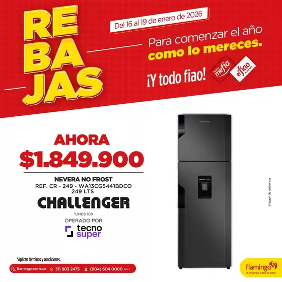 Catálogo Flamingo en Valledupar | Ofertas principales para ahorradores | 2026-01-16T00:00:00.000Z - 2026-01-19T00:00:00.000Z