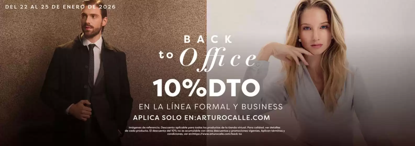 Catálogo Arturo Calle en Villavicencio | Back to Office 10% DTO | 2026-01-23T00:00:00.000Z - 2026-01-25T00:00:00.000Z