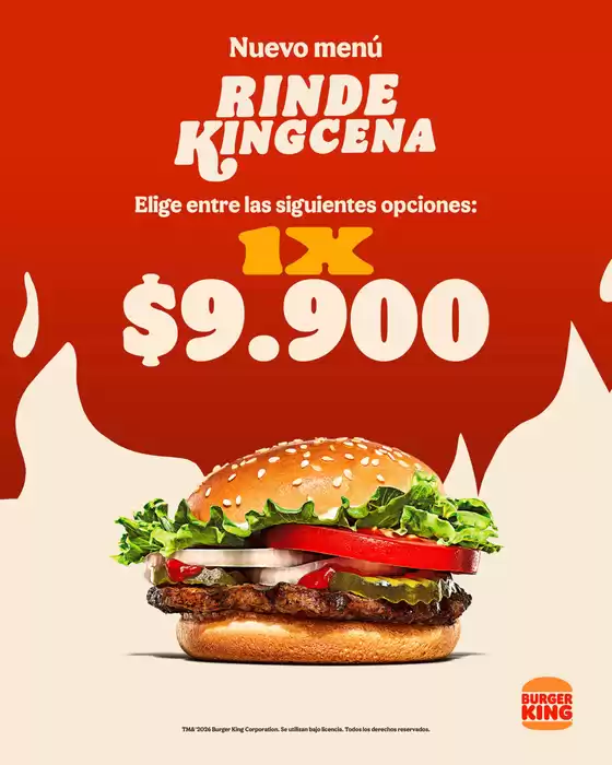 Catálogo Burger King en Cúcuta | Rinde Kingcena | 2026-01-23T00:00:00.000Z - 2026-01-31T00:00:00.000Z