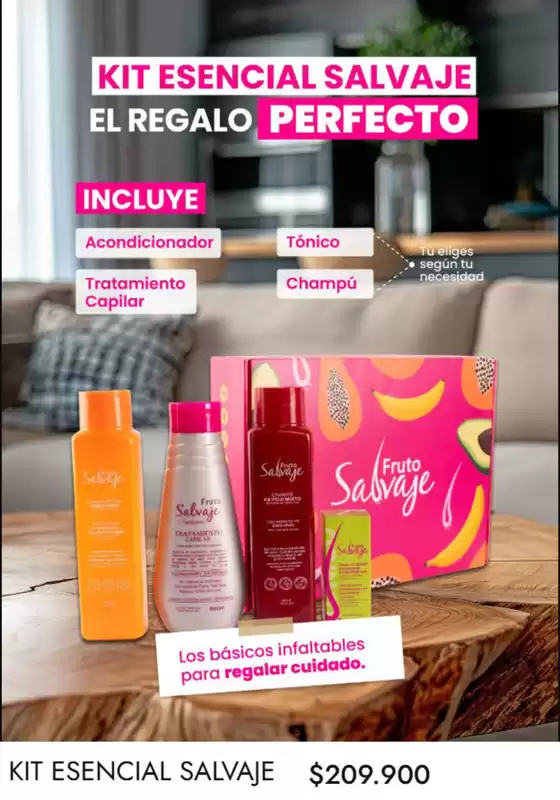 Catálogo Fruto Salvaje en Socorro | Kit Esencial Salvaje $209.900 | 2026-01-28T00:00:00.000Z - 2026-02-08T00:00:00.000Z