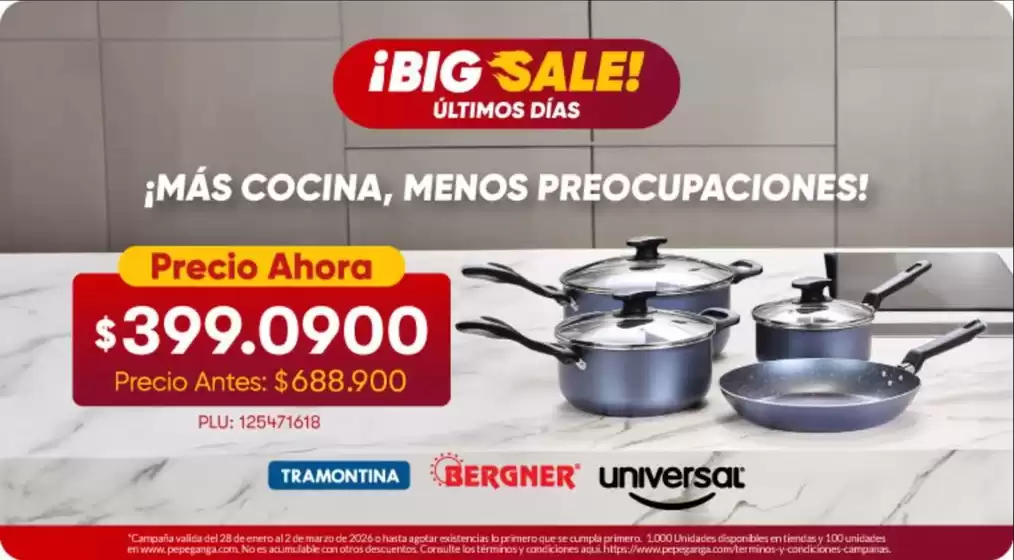 Catálogo Pepe Ganga en Armenia | Big Sale  | 2026-01-28T00:00:00.000Z - 2026-03-02T00:00:00.000Z