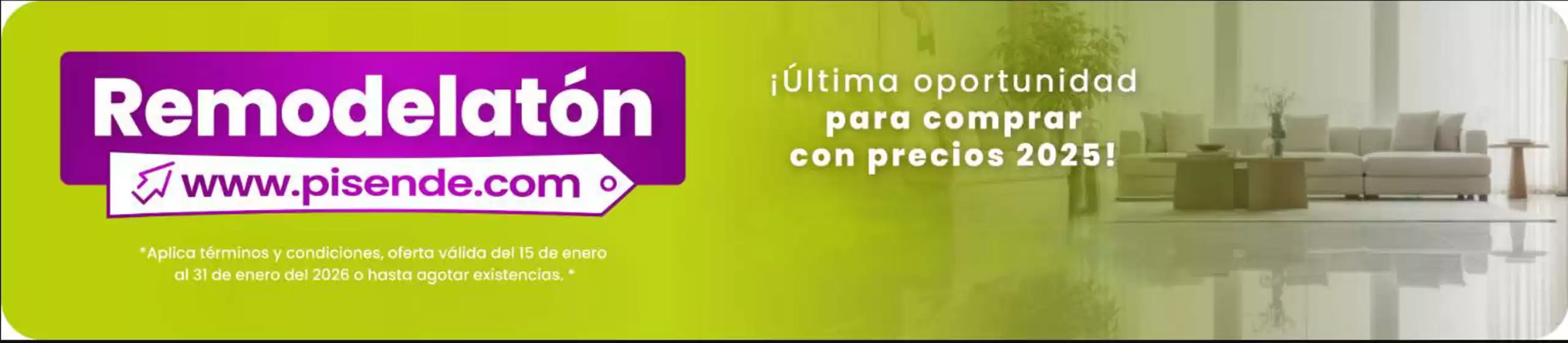 Catálogo Pisende | Ultima Oportunidad para comprar con Precios 2025 | 2026-01-29T00:00:00.000Z - 2026-01-31T00:00:00.000Z