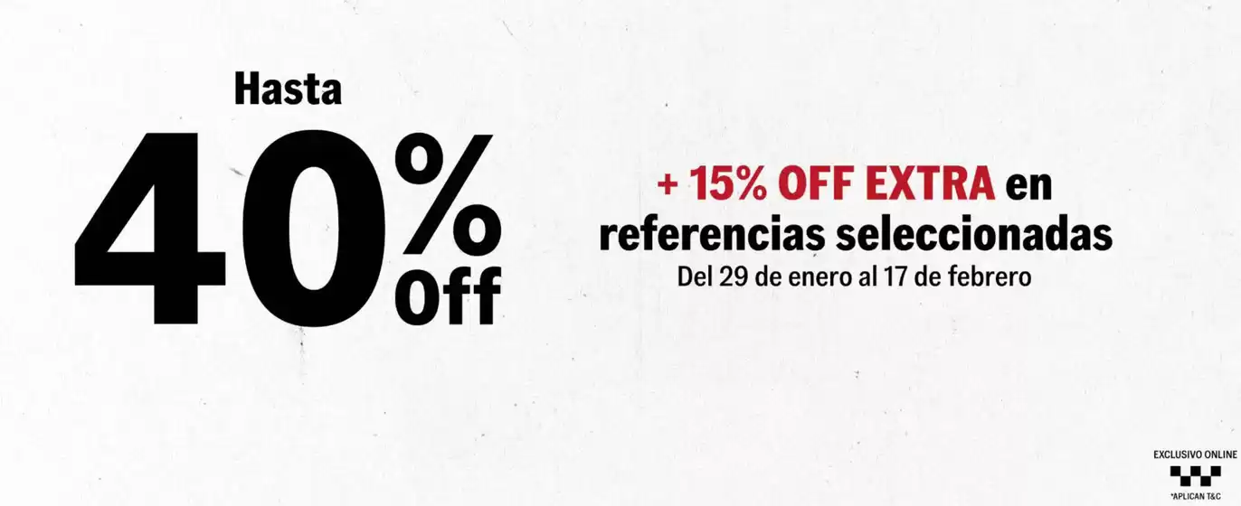 Catálogo Vans en Boyacá | Hasta 40% OFF + 10% OFF Extra | 2026-01-30T00:00:00.000Z - 2026-02-17T00:00:00.000Z