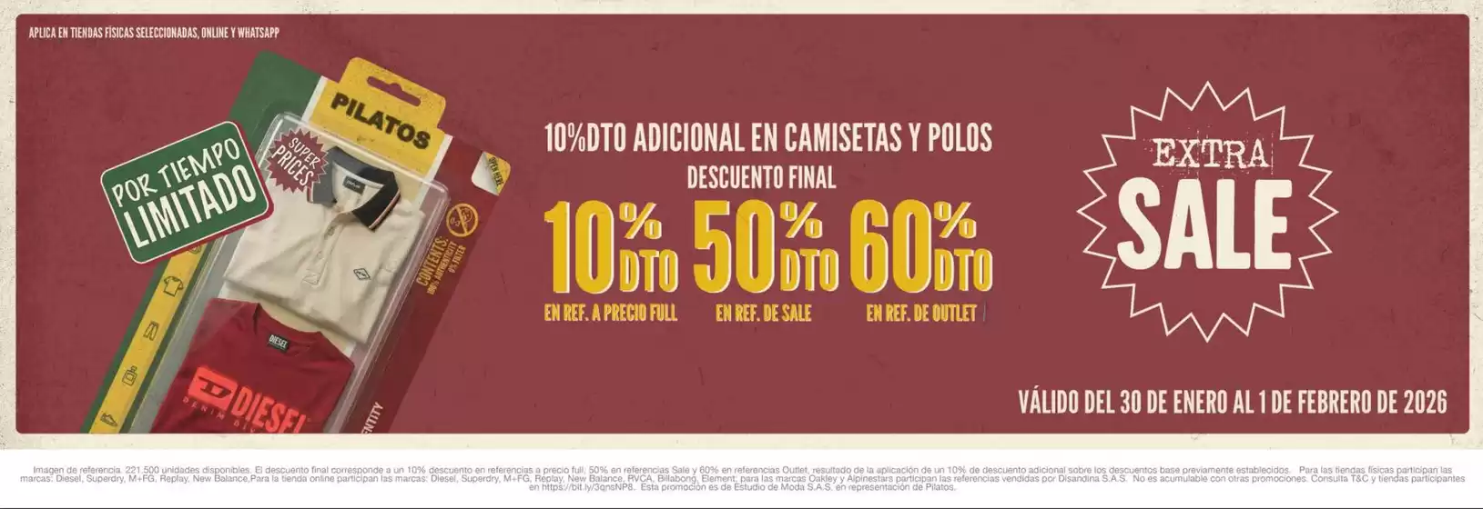 Catálogo Pilatos en Boyacá | Extra Sale | 2026-01-30T00:00:00.000Z - 2026-02-01T00:00:00.000Z