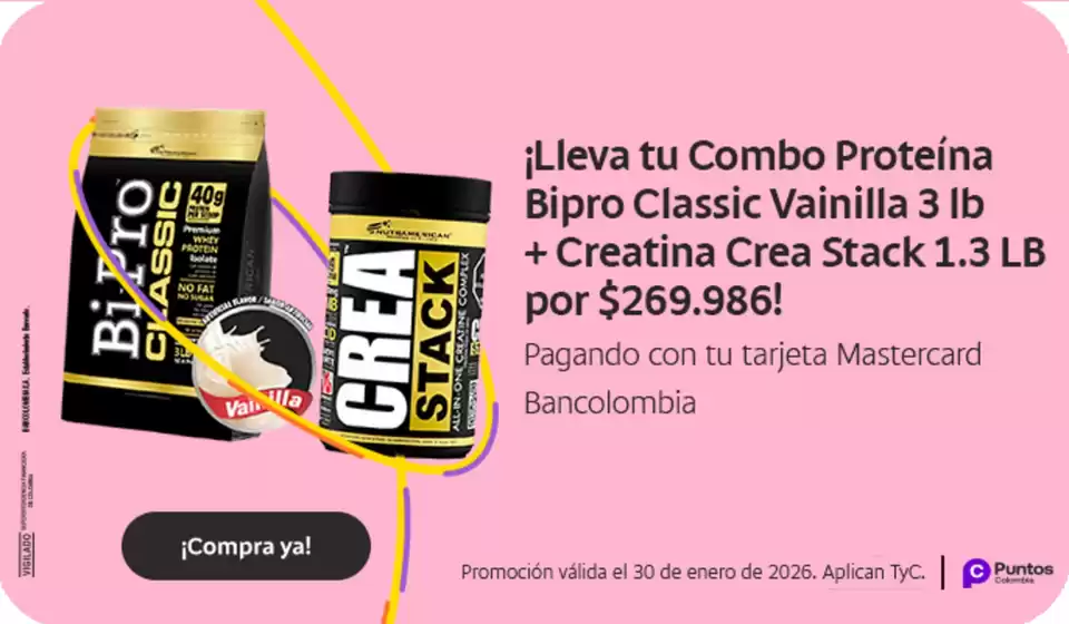 Catálogo Bancolombia en Villanueva Casanare | Ofertas para cazadores de gangas | 2026-01-30T00:00:00.000Z - 2026-01-30T00:00:00.000Z