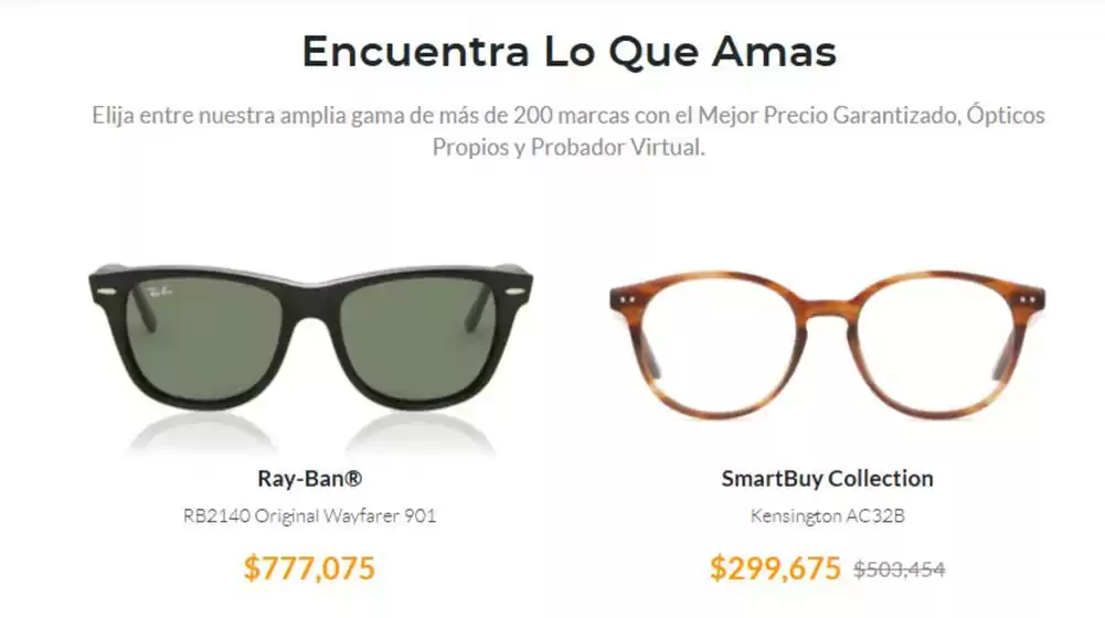 Catálogo Gafas World en Nobsa | Encuentra lo que amas | 2026-01-30T00:00:00.000Z - 2026-02-08T00:00:00.000Z