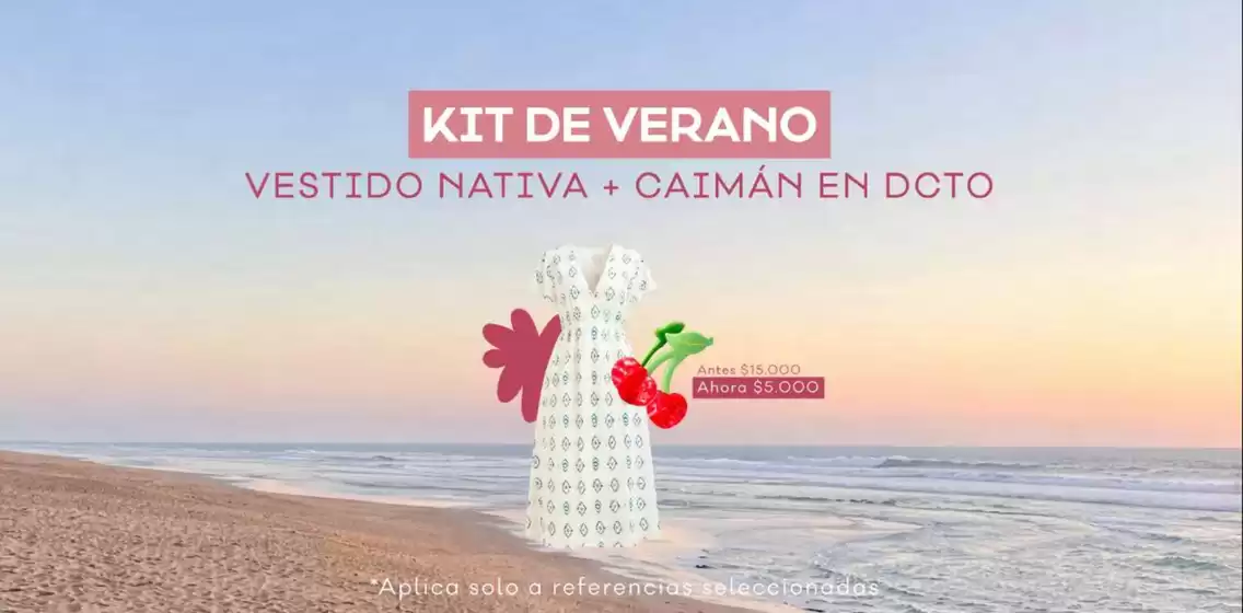 Catálogo Emilia en Rionegro Antioquia | Vestido Nativa + Caiman en Dcto, Ahora $5.000 | 2026-01-30T00:00:00.000Z - 2026-02-08T00:00:00.000Z