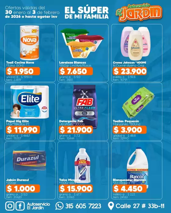 Catálogo Autoservicio El Jardín en Lérida | Ofertas Autoservicio El Jardí­n | 2026-01-30T00:00:00.000Z - 2026-02-03T00:00:00.000Z