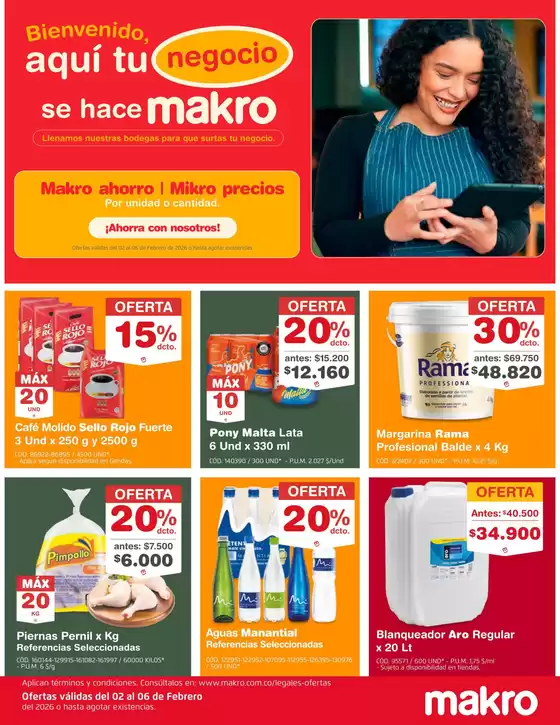 Catálogo Makro en Lérida | Horecatón | 2026-02-02T00:00:00.000Z - 2026-02-06T00:00:00.000Z